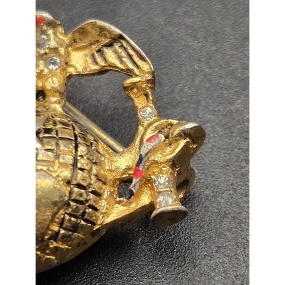 U.S Marine Corps Pin-Back Sweetheart  Pin USMC - Picture 4 of 8